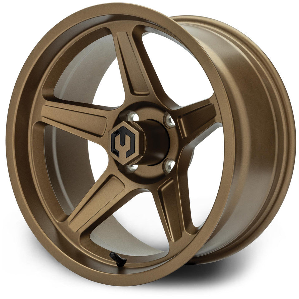 MODZ® Drift Matte Bronze 15" Golf Cart Wheel