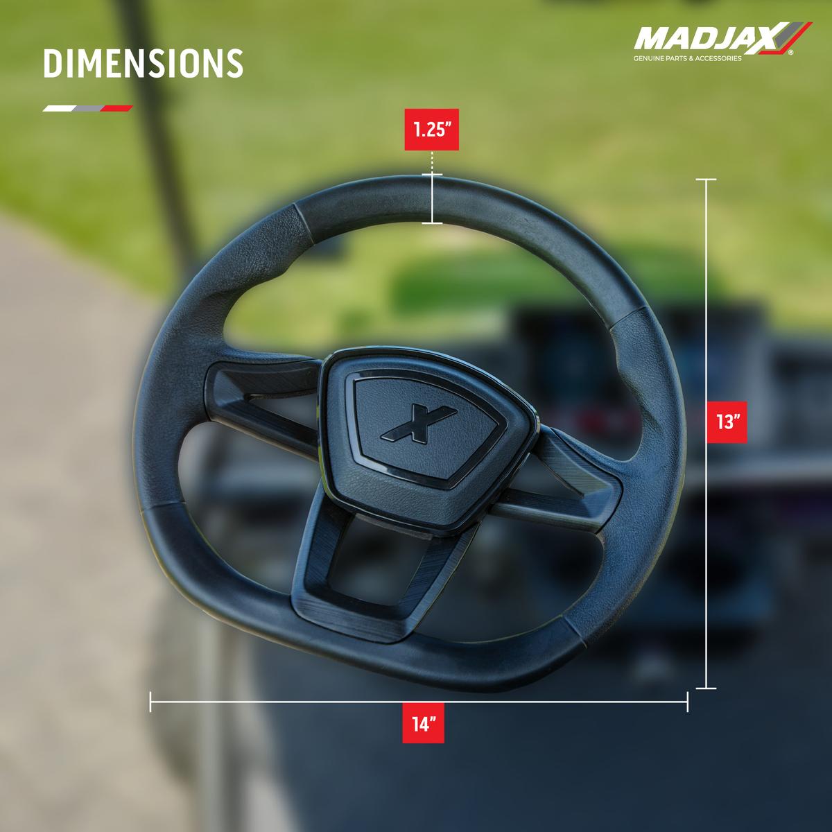 MadJax Cruise Steering Wheel with All-in-One Adapter Bundle · Golf
