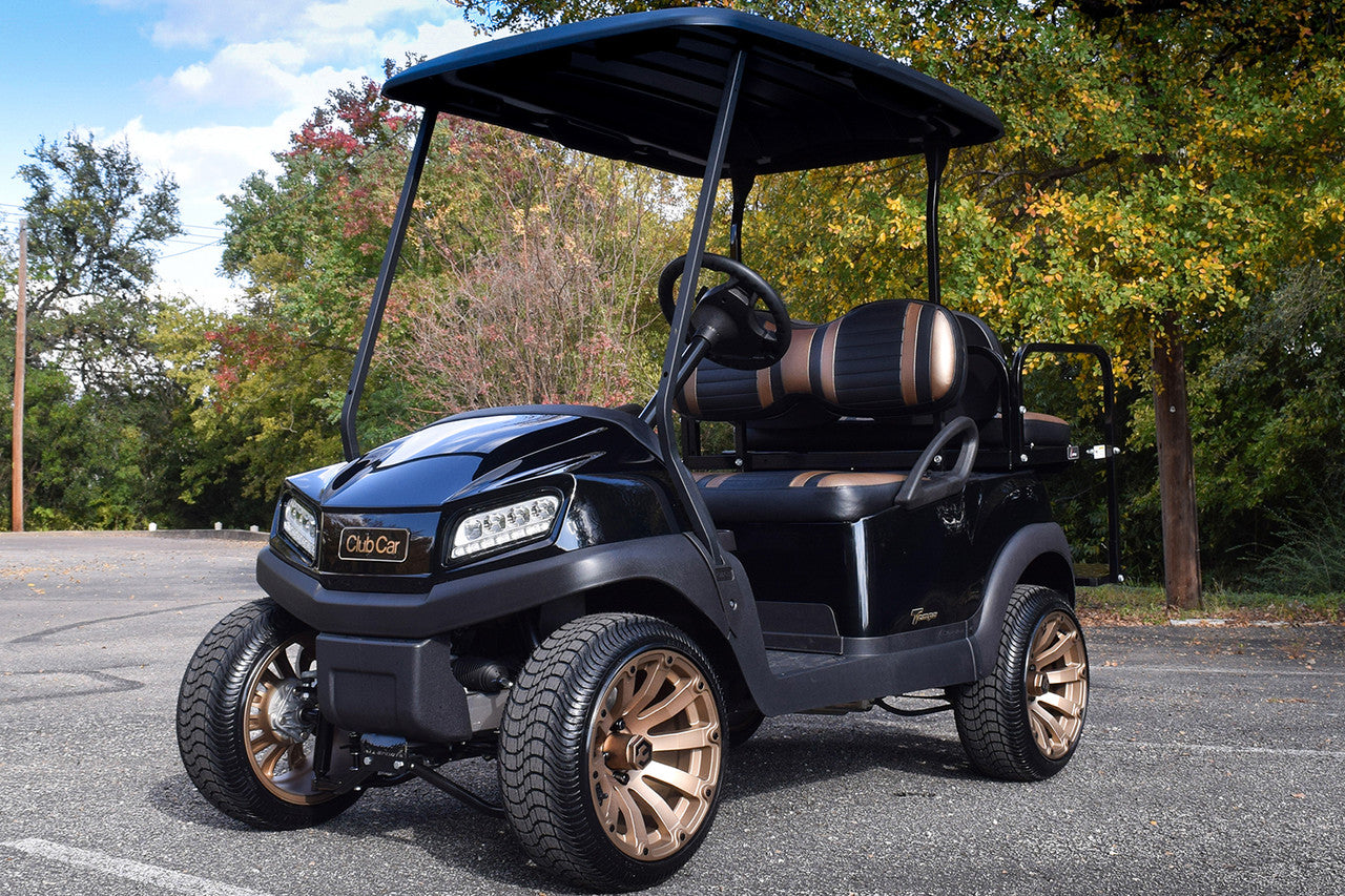 MODZ® Bomber 12x7 Matte Bronze Golf Cart Wheel