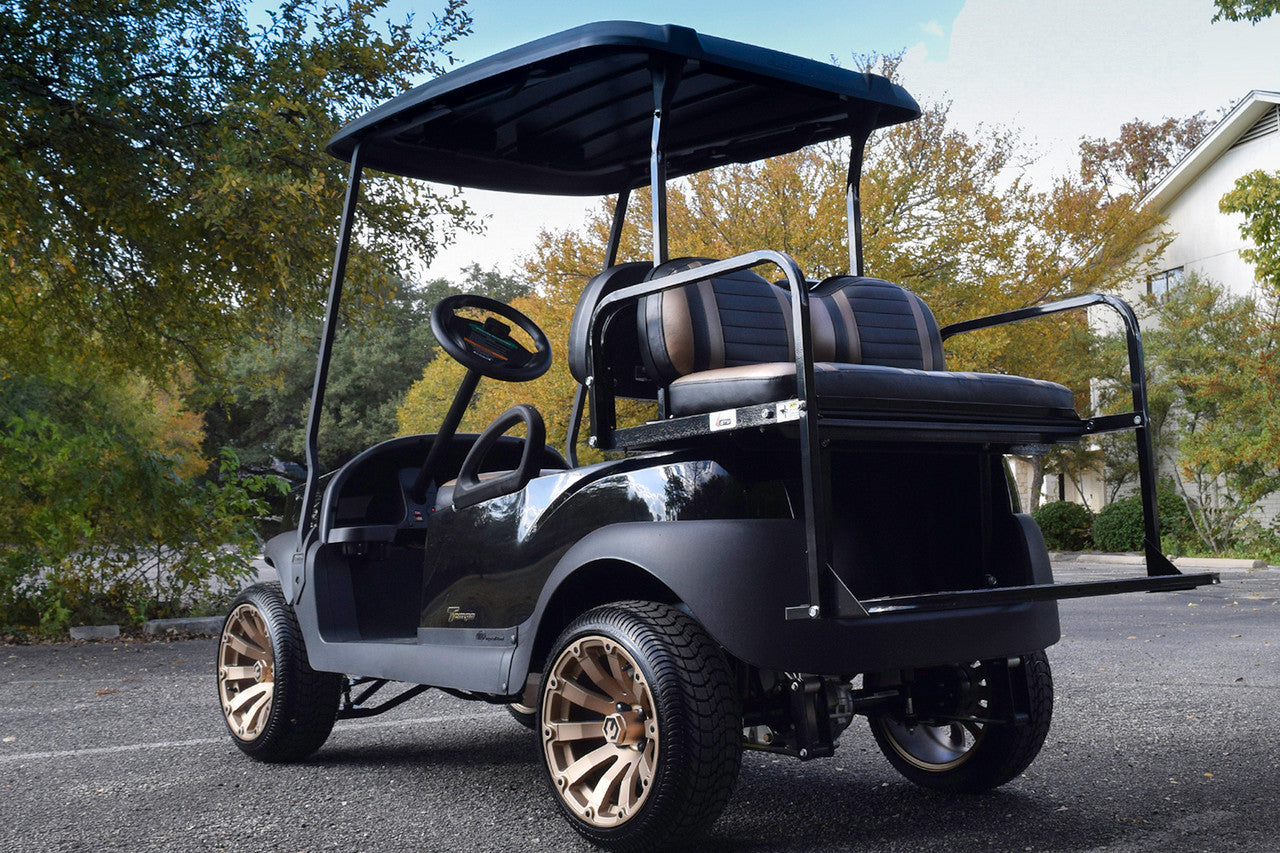 MODZ® Bomber 12x7 Matte Bronze Golf Cart Wheel