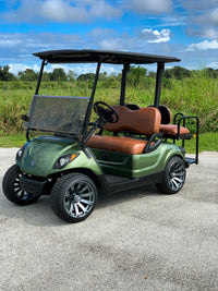 MODZ® Bomber 12x7 Matte Gunmetal Golf Cart Wheel