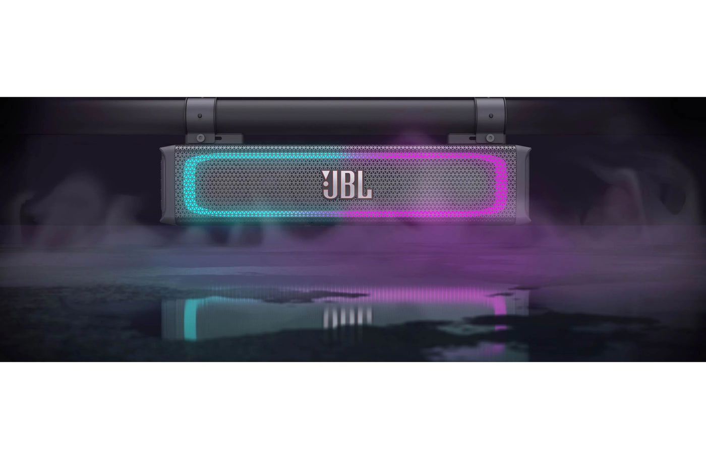 JBL Rallybar, 21" 150W, Bluetooth 8-Speaker Lighted RGB Soundbar
