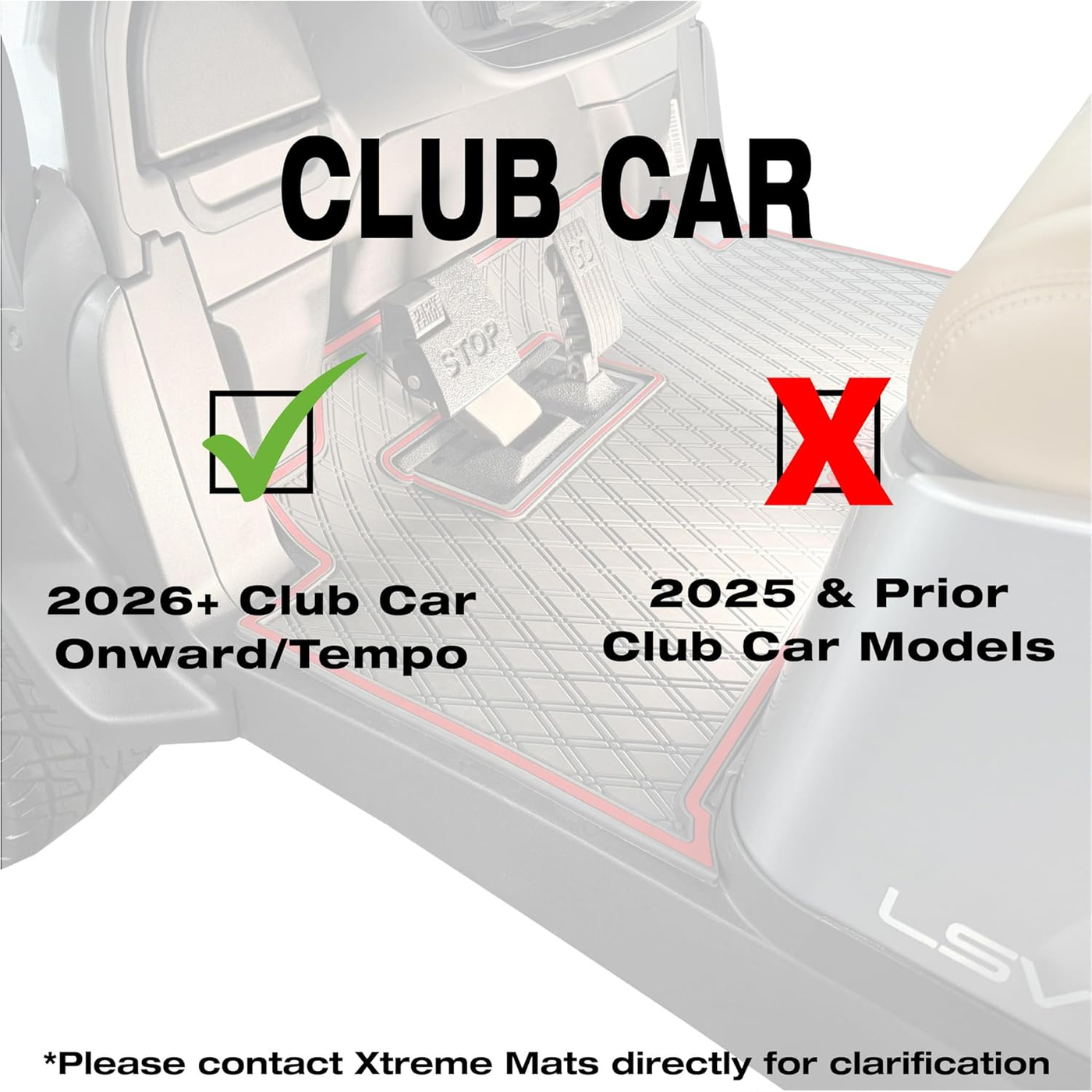 Xtreme Mats Club Car 2026 Onward & Tempo Floor Mat