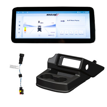 MadJax Kinect 12.3-inch Display Screen Kit - EZGO RXV AC Motor, Lead-Acid and Navitas TAC2