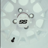 SS Wheels Alpha 12x7 Gloss White & X Comp X/T Tire Package