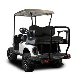TSUNAMI Golf Cart Rear Seat Cushions for Genesis 250/300 Black w/Liqui –  Converted Carts
