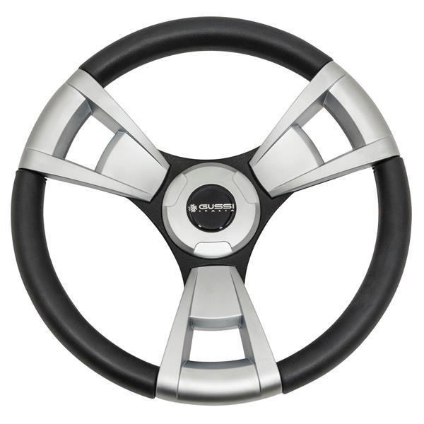 Gussi Model 13 Soft Touch Steering Wheel (Aluminum)(EZ-GO HUB)