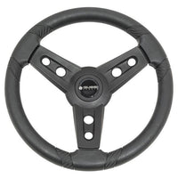 Gussi Lugana Rigid Molding Steering Wheel (Black)(EZ-GO HUB)