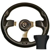 GTW Steering Wheel Kit, Carbon Fiber/Rally 12.5 W/Black Adapter G16-Drive2