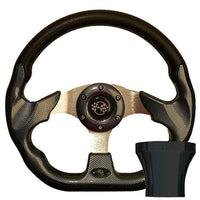 GTW Steering Wheel Kit, Carbon Fiber/Race 12.5 W/Black Adapter, Yamaha