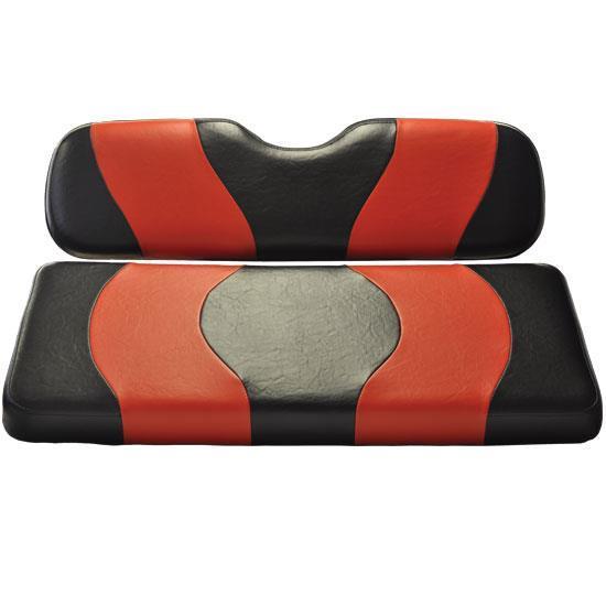 Madjax WAVE FRONT SEAT COVER DS BLACK/RED