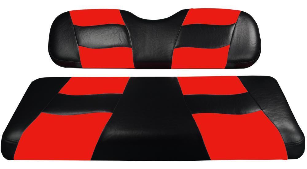 Madjax RIPTIDE FRONT SEAT COVER DRIVE BLACK/RED