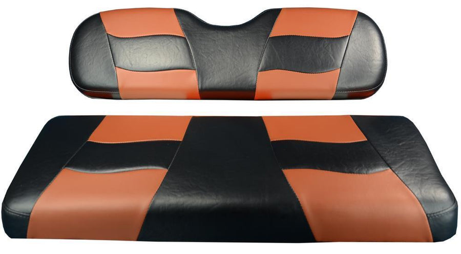 Madjax BLACK/MOROCCAN RIPTIDE TWO-TONE REAR SEAT CUSHION SET G150