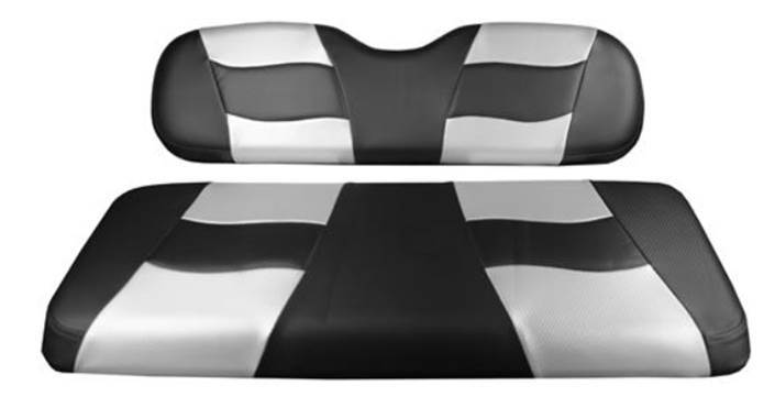 Madjax RIPTIDE FRONT SEAT COVER DRIVE BLK CARB/SILV CARB