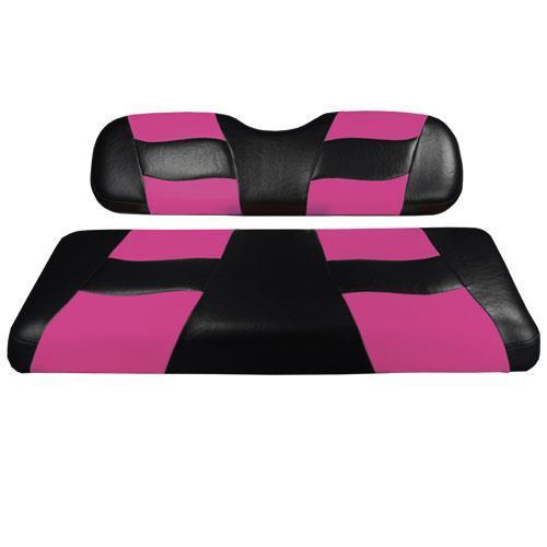 Madjax RIPTIDE Black/Pink 2Tone Rear Seat Covers Genesis150