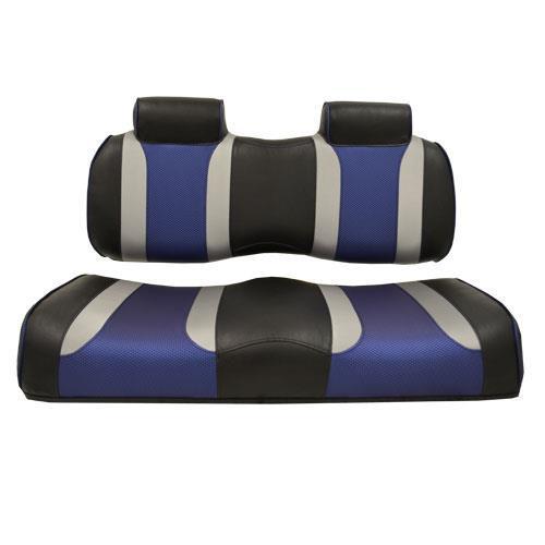 Madjax TSUN FS Cushions, Prec, Blk w/ Liq Silv Rush & Blue Wave