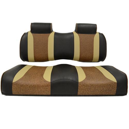 Madjax TSUN FS Cushions, TXT/RXV, Black w/ Autumn & Brown Ostrich