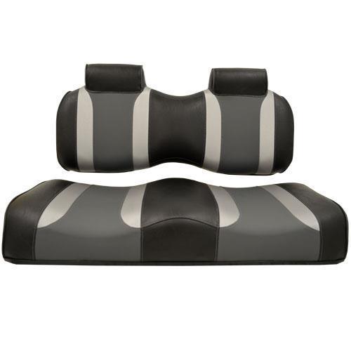 Madjax TSUN FS Cushions,TXT/RXV, Blk w/ Liq Silv Rush & Lagoon Grey