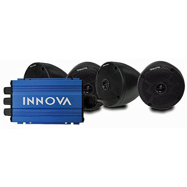 INNOVA INNOVA 4-Channel Mini-Amp Kit w/ 4 Cone Speakers
