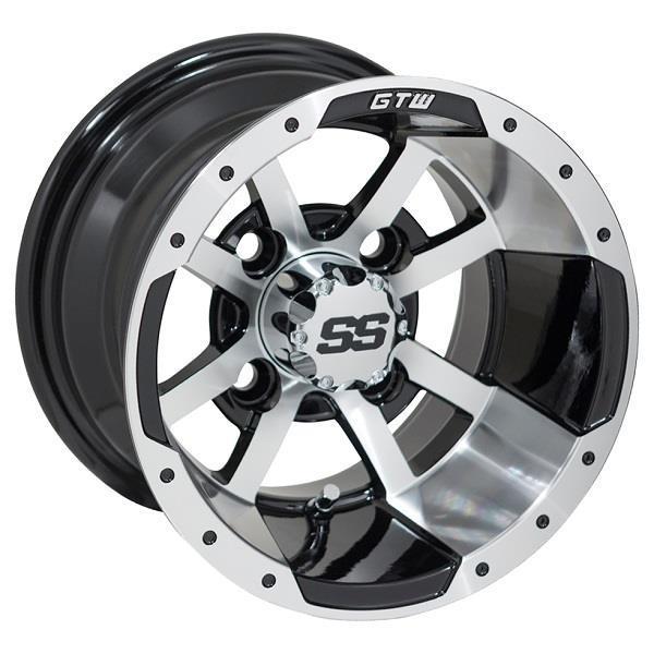 GTW Storm Trooper 10x7 Machined Black Wheel