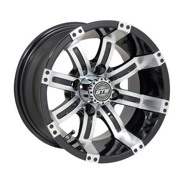 GTW Tempest 12x7 Machined Black Wheel