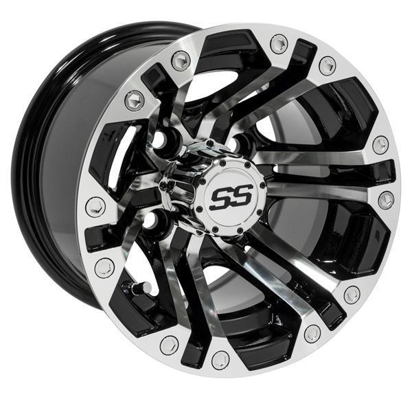 GTW GTW Specter 10x7 Machined Black Wheel
