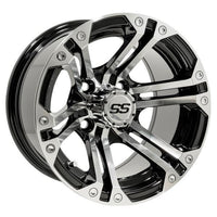 GTW Specter 12x7 Machined Black Wheel
