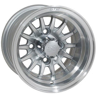 GTW Medusa 10x7 Machined Silver Wheel
