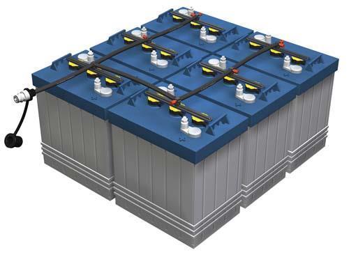Battery Watering System f/8V Trojan CC DS & Yamaha