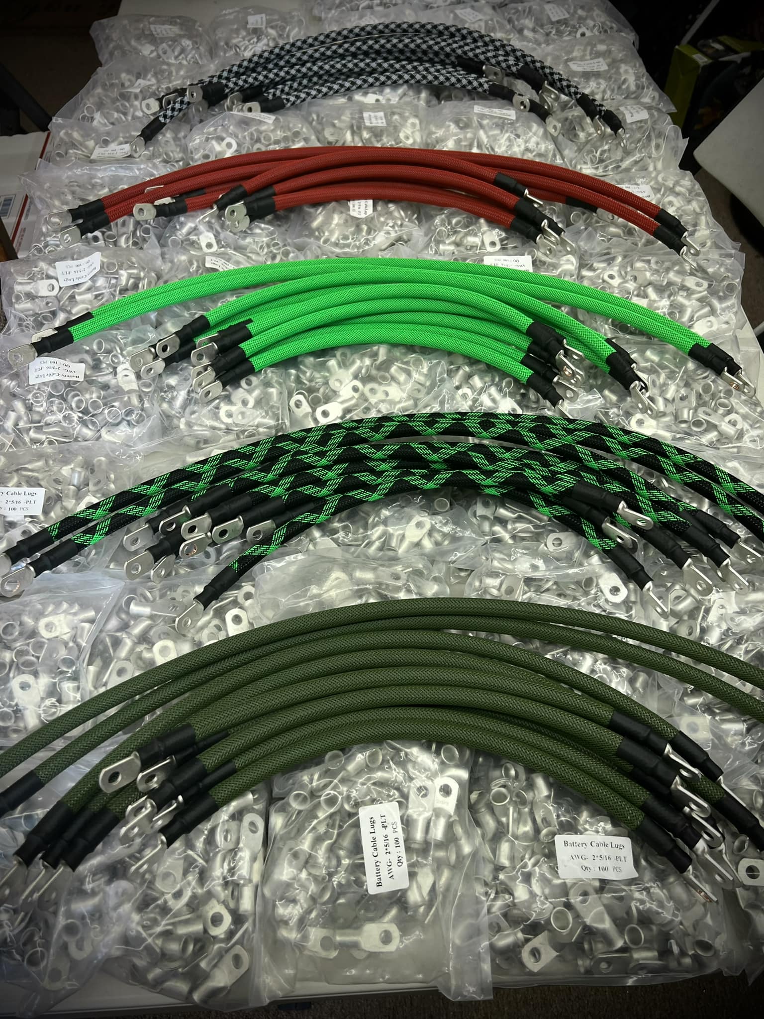 Yamaha 2 AWG Gauge complete cable wire kits