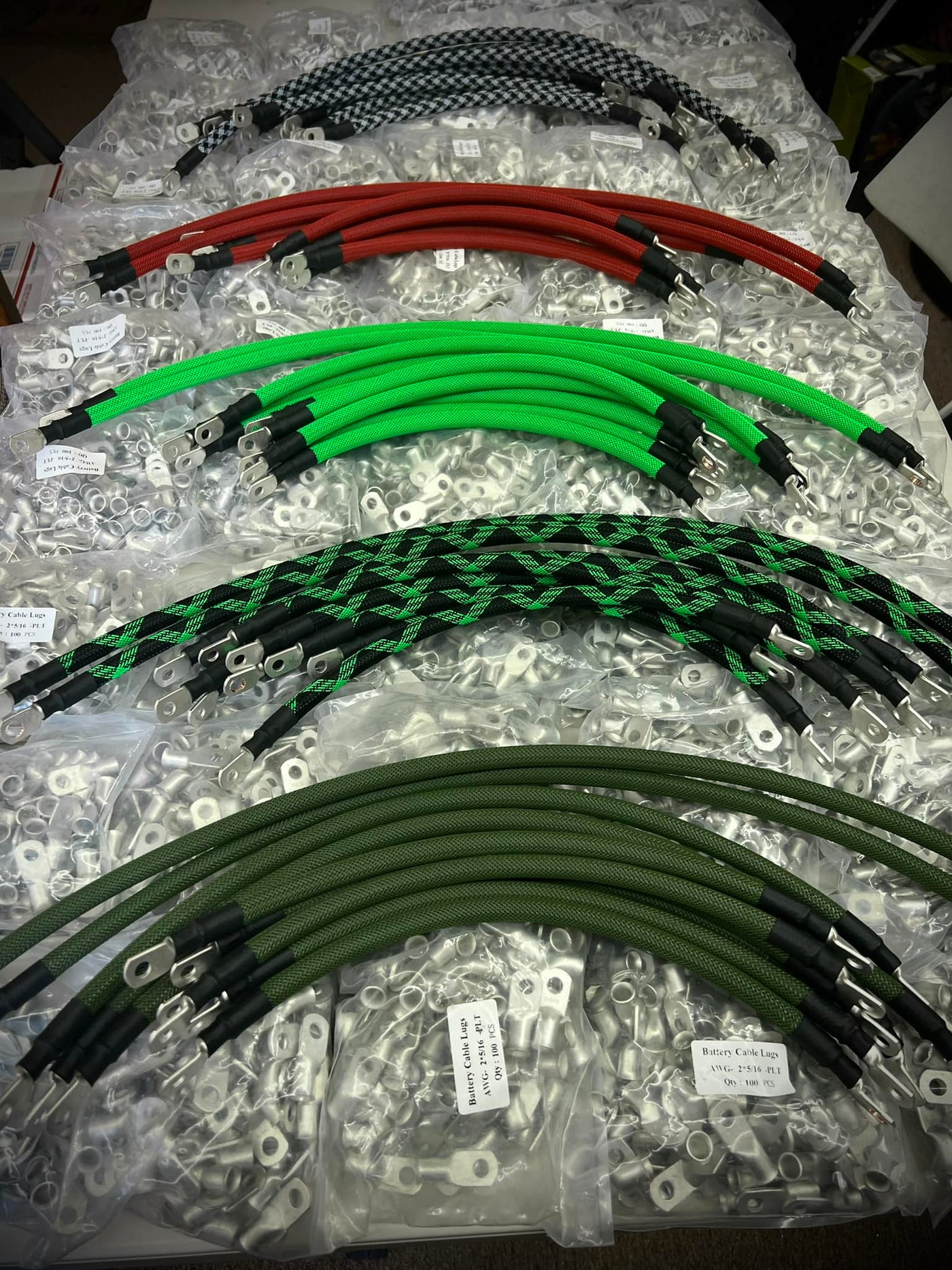 EZGO 2 AWG Gauge complete cable wire kits