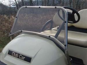 Jakes Sport Windshield Black Club Car Precedent