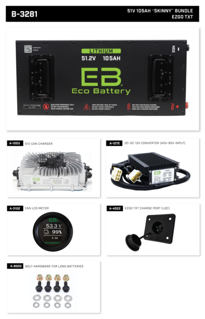 EcoBattery 48V 105AH Bundle