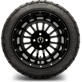 Modz 14X10 Assassin Glossy Black with Modz Steet Fox 23X10-14