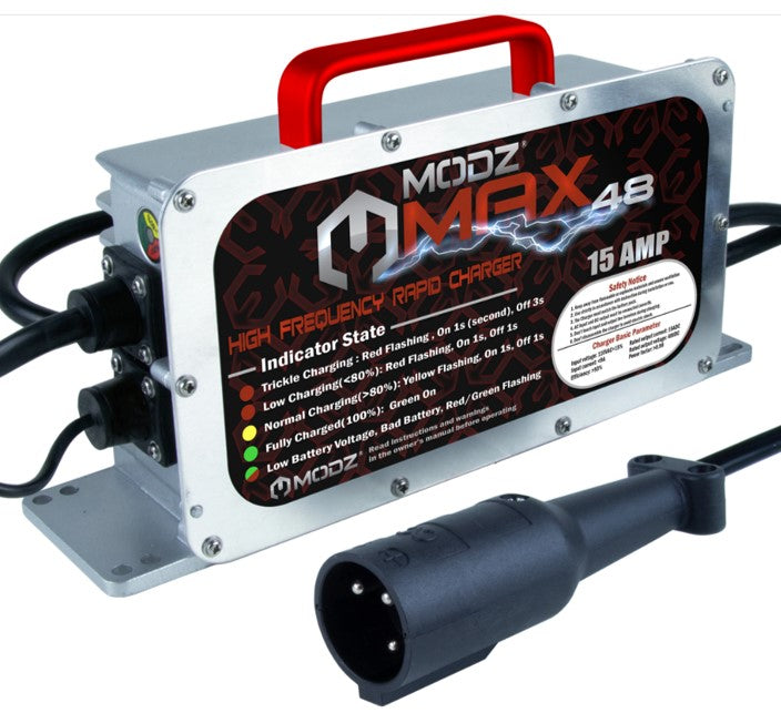 MODZ Max48 15A Club Car Battery Charger 48V