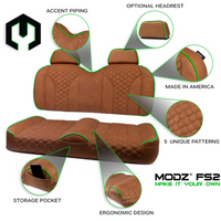 Modz FS2 golf cart seats