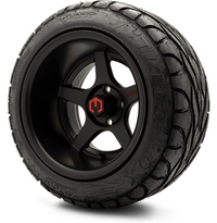 Modz Maverick 14X10 | -50 Offset Matte Black with Street Fox 23X10-14