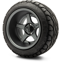 Modz Maverick 14X10 | -50 Offset Matte Gunmetal with Street Fox 23X10-14