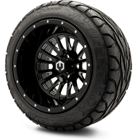 Modz 14X10 Assassin Glossy Black with Modz Steet Fox 23X10-14