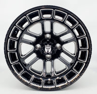 Empire Quest 14x7 Gloss Black Milled Accents