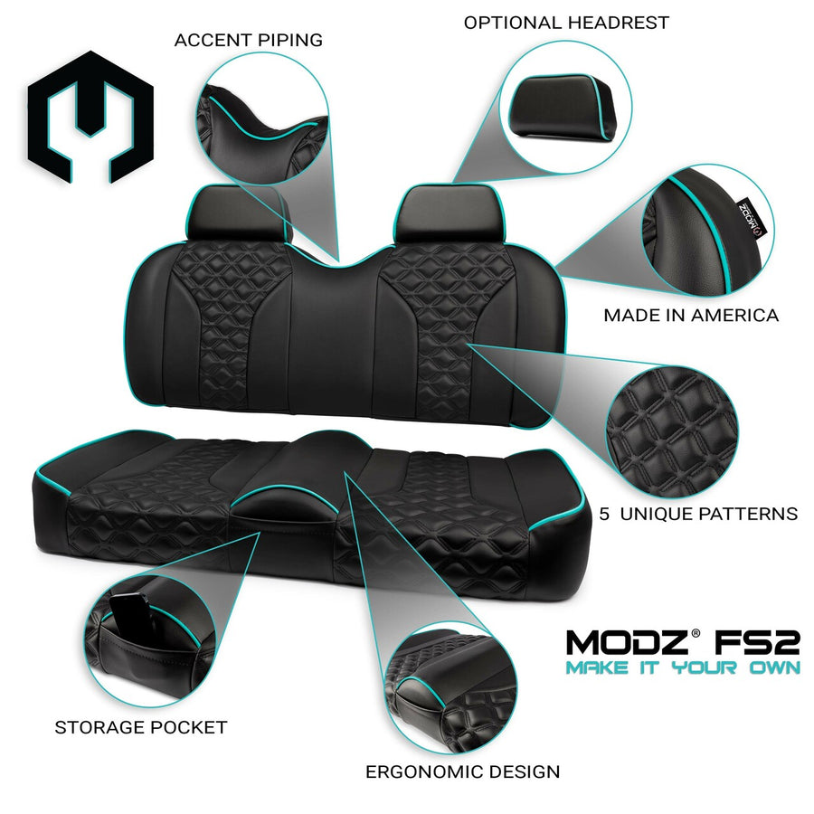 MODZ FS2 CUSTOM FRONT SEAT - BLACK BASE