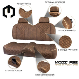 MODZ FS2 CUSTOM FRONT SEAT - BROWN BASE