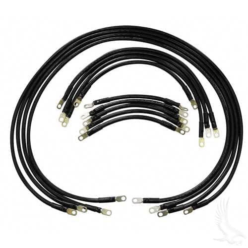 Club Car 2 AWG Gauge complete cable wire kits