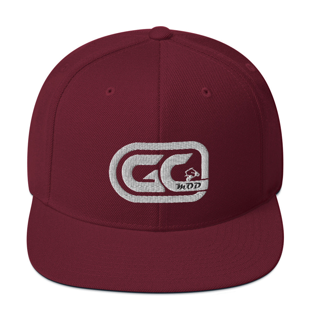 Golf Carts Modified GCMod white logo classic snapback hat