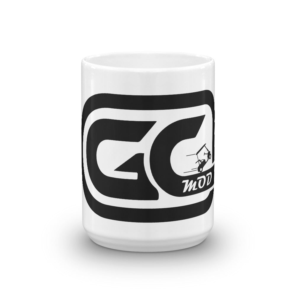 Golf Carts Modified GCMod black logo mug