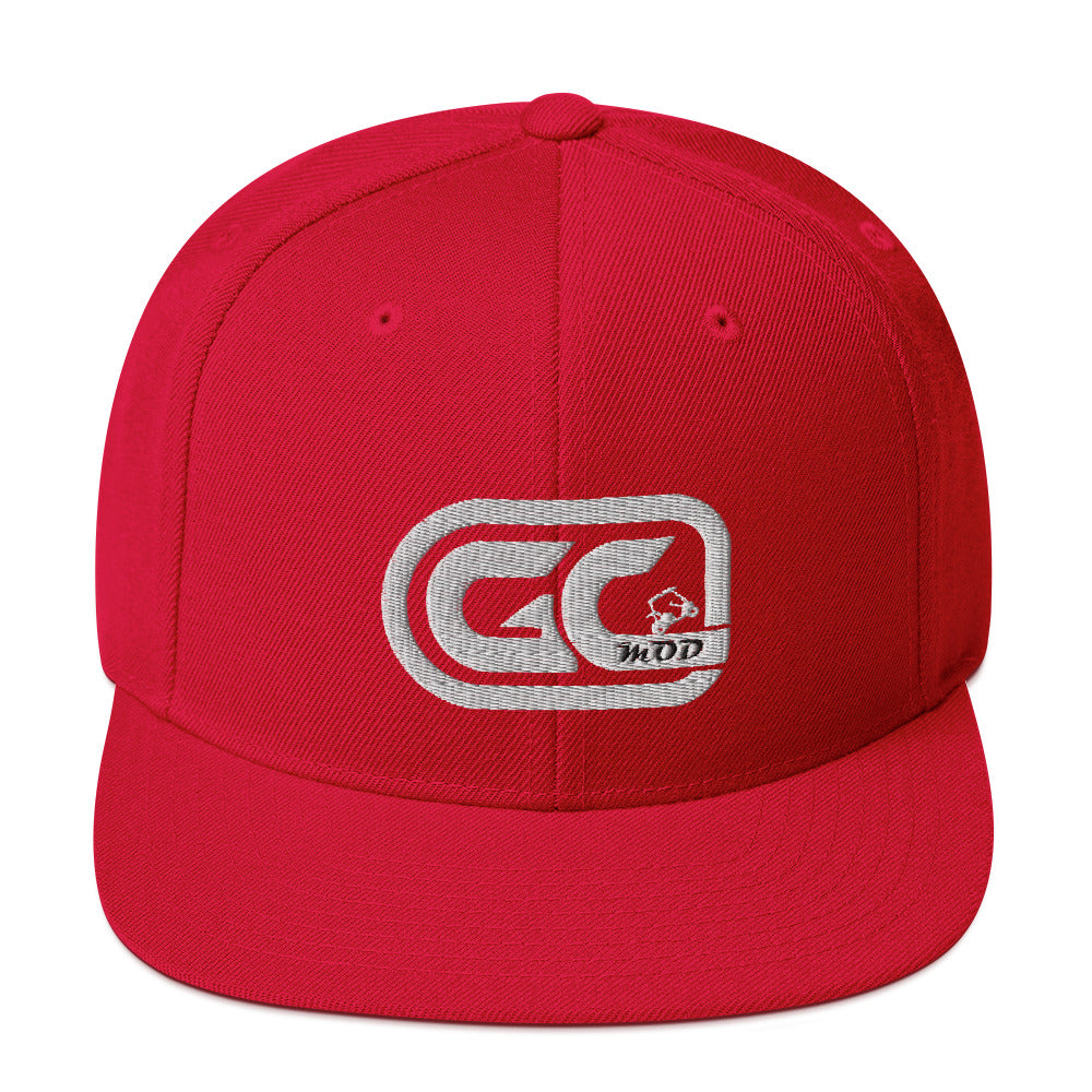 Golf Carts Modified GCMod white logo classic snapback hat