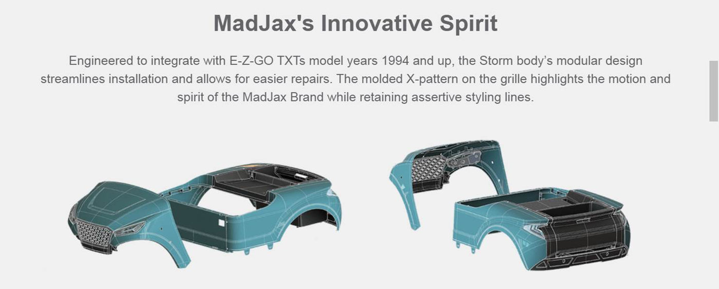 Madjax Storm body kit for 94+ TXT with Ultimate LED kit