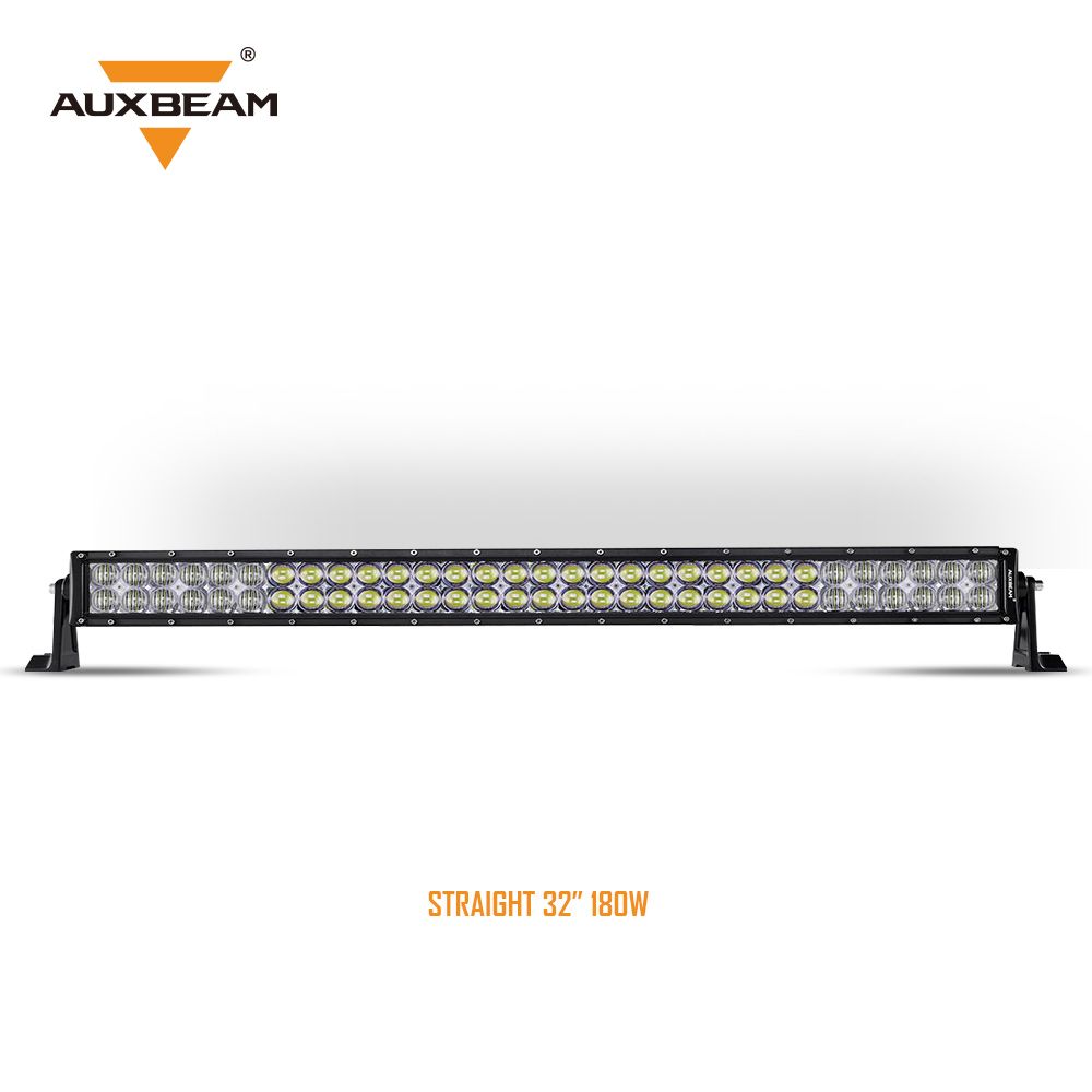 Auxbeam 32" Straight LED RGB Cree light bar WITH 12V converter