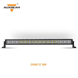 Auxbeam 32" Straight LED RGB Cree light bar WITH 12V converter